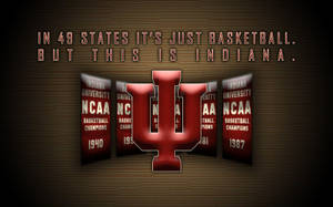 Indiana Hoosiers Championships Celebration Wallpaper