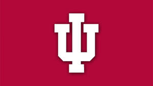 Indiana Hoosiers Logo Red Background Wallpaper