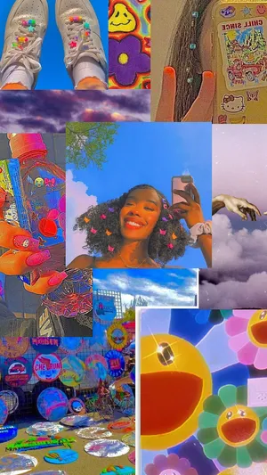 Indie Kid Aesthetic Collage Cute Stuff Wallpaper