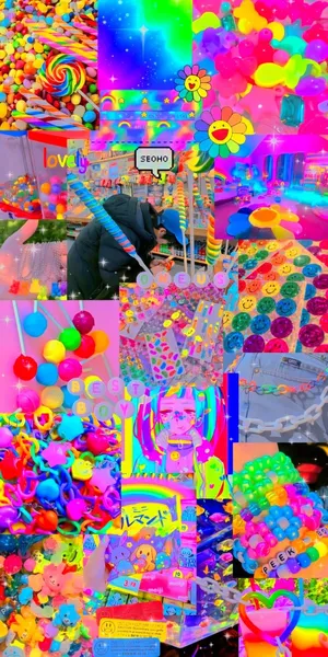 Indie Kid Aesthetic Vibrant Pink Stuff Wallpaper