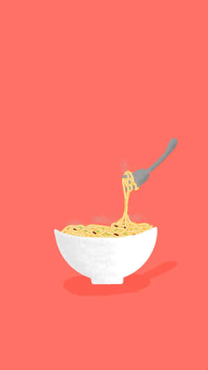 Indulging Ramen Noodles In Aesthetic Art Wallpaper