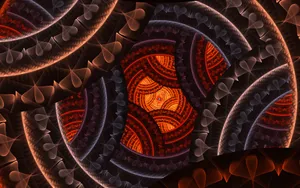 Infinite Circles Fractals Wallpaper