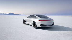 Infiniti Car On Snow Wallpaper