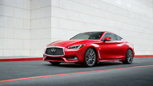 Infiniti Q60 On Road Wallpaper