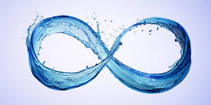 Infinity Symbol Waves Wallpaper