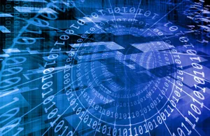 Information Technology Abstract Binary Wallpaper