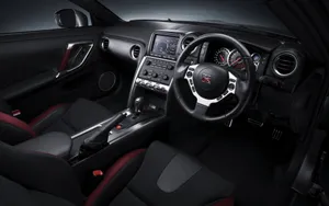 Inside Car All Black Wallpaper