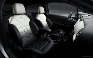 Inside Car Black White Wallpaper