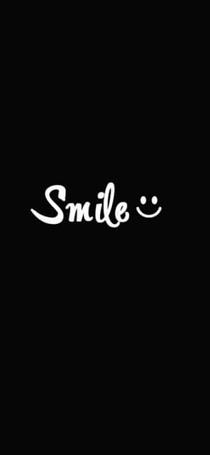 Inspirational Black Smile Wallpaper