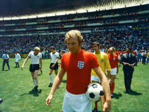Inspirational Football Legend Bobby Moore Wallpaper