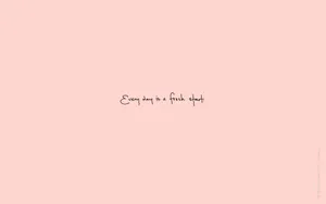 Inspirational Peach Aesthetic Quote Wallpaper