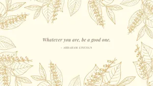 Inspirational Quote Beige Desktop Wallpaper