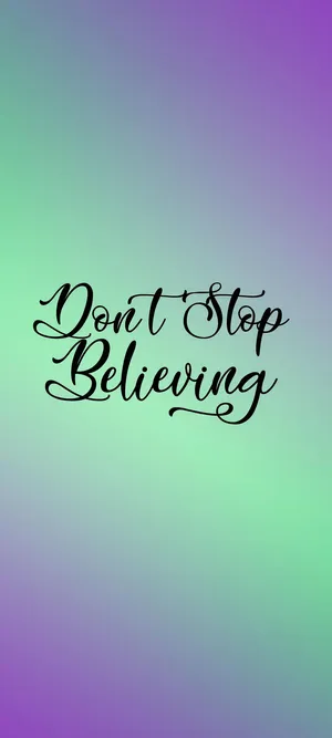 Inspirational Quote Green Purple Gradient Background Wallpaper