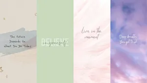 Inspirational Quotes Collage Wallpaper