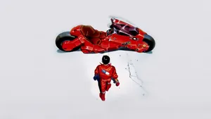 Inspired By Akira, An Aerial View Of A Motorcycle Race Wallpaper