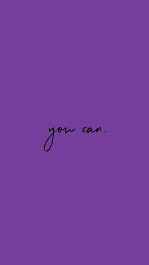 Inspiring Quote Purple Iphone Wallpaper