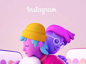 Instagram Cartoon Art Wallpaper