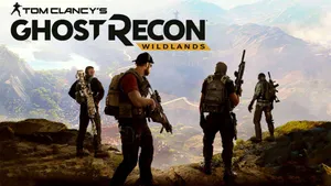 Intense Action In Ghost Recon Wildlands - Team Poster Wallpaper