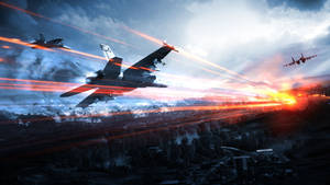 Intense Battle Action In Battlefield 3 Wallpaper