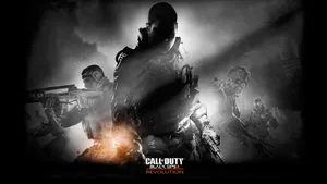 Intense Firefight In Call Of Duty: Black Ops Wallpaper