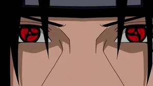 Intense Gaze Of Itachi Uchiha Wallpaper