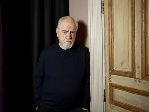 Intense_ Gaze_ Portrait_ Brian_ Cox Wallpaper