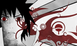 Intense Mangekyou Sharingan Eye Design Wallpaper