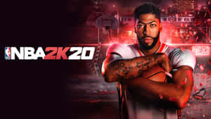 Intense Nba 2k20 Action On The Court Wallpaper