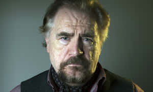 Intense Portrait Brian Cox Wallpaper