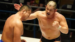 Intense_ Pro_ Wrestling_ Match Wallpaper