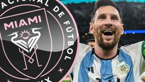 Inter Miami Fc And Lionel Messi Cool Graphic Art Wallpaper