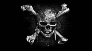 Intimidating Dark Skull In Profile Wallpaper