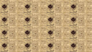 Intricate And Artistic Marauders Map Pattern Wallpaper