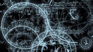 Intricate Mathematical Formulas And Symbols Wallpaper