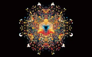 Intricate Sacred Geometry Design Wallpaper