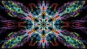 Intricate Sacred Geometry Pattern Wallpaper