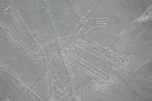 Intriguing Arial View Of Nazca Lines Wallpaper