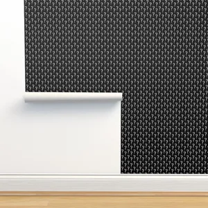 Intriguing Black And White Pattern Of Question Marks Wallpaper
