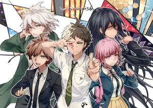 Introducing The Unforgettable Main Characters Of Danganronpa Wallpaper