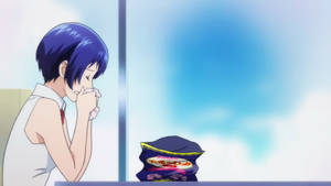 Introspective Aina From Grand Blue Wallpaper