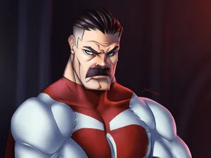 Invincible Omni-man Digital Art Wallpaper