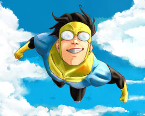 Invincible Smile Flying Wallpaper