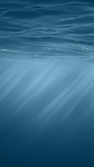 Ios 8 Cerulean Blue Sea Wallpaper