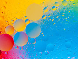 Ipad Pro Colorful Bubbles Wallpaper