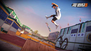 Ipad Pro Tony Hawk Mid-air Wallpaper