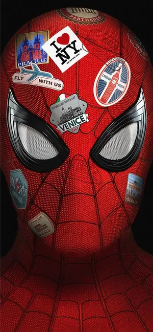 Iphone 11 Pro Red Spiderman Wallpaper