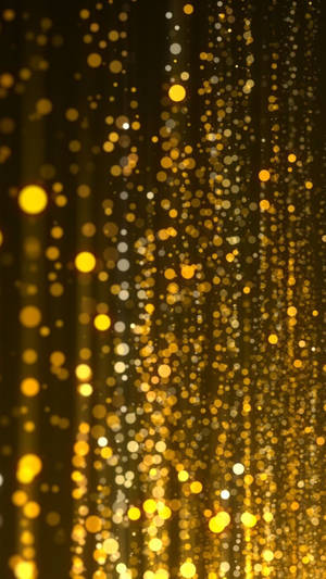 Iphone 12 Pro Max Gold Orbs Wallpaper