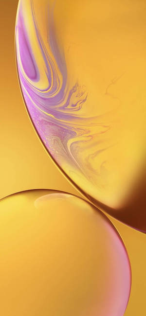 Iphone 12 Pro Max Gold Semi-circles Wallpaper