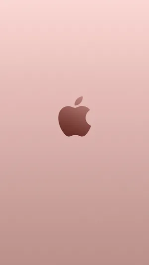 Iphone 12 Pro Max Pink Logo Wallpaper