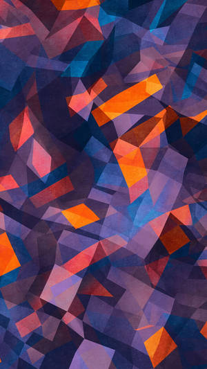 Iphone 12 Pro Max Polygon Pattern Wallpaper